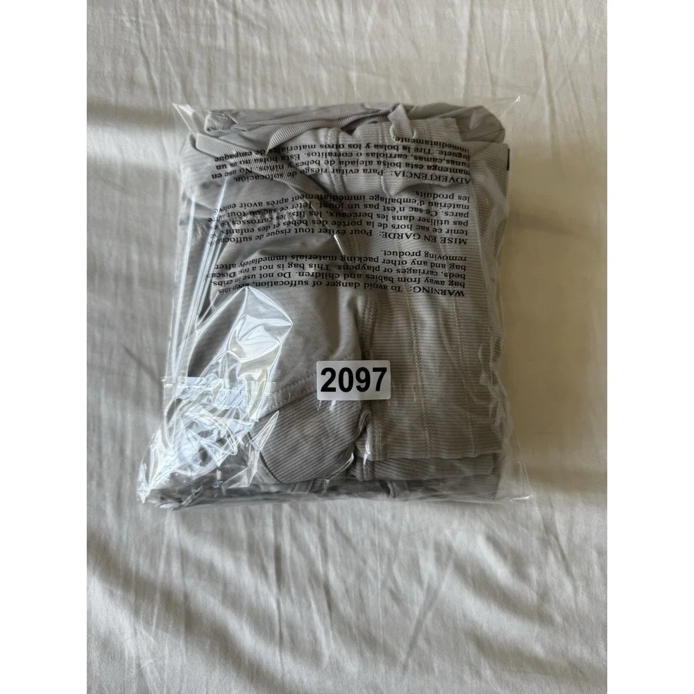 Lululemon Dance Studio Mid-Rise Jogger Sz 8 Full Length Dove Gray Lined NWOT